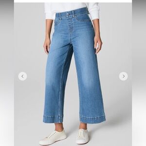 Spanx Wide leg crop. Small.